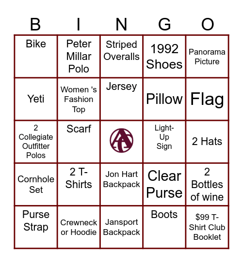 Sales Bingo Card