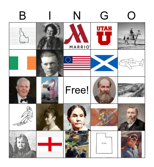 Colton Family Bingo Card
