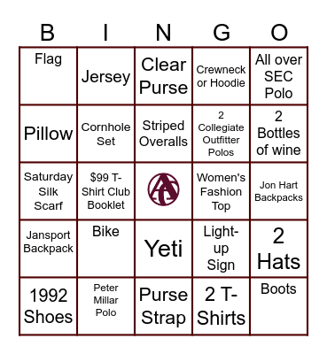Sales Bingo Card