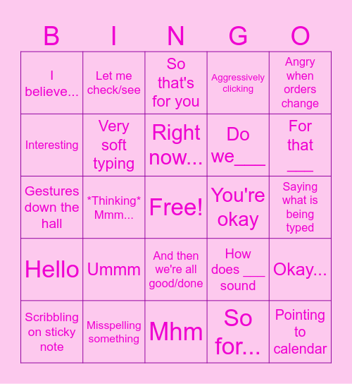 Mariana Bingo ^w^ Bingo Card