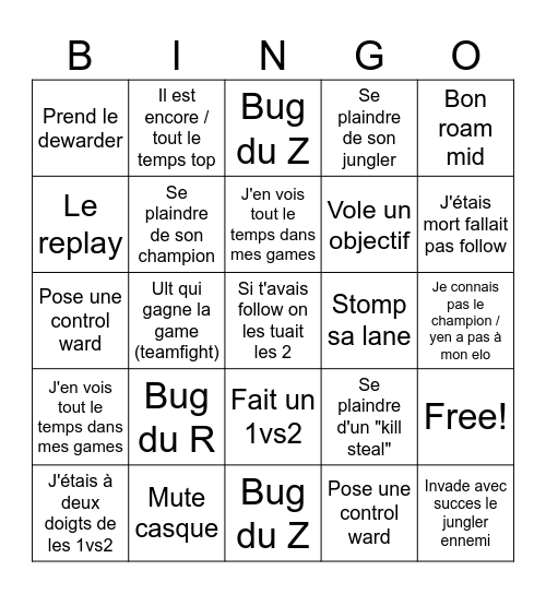 Mathis Bingo Card