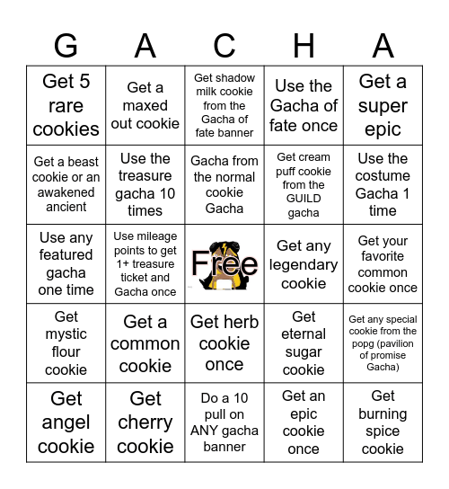The crk Gacha bingo! Bingo Card