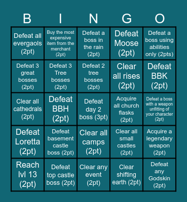 DAY 2 Bingo Card