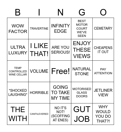 HADDAD BINGO Card