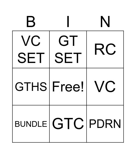 if bingo Card