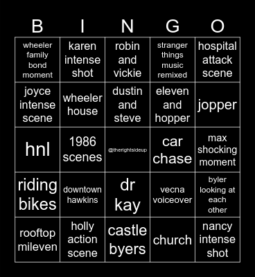 ST5 TEASER BINGO Card
