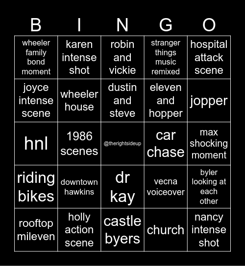 ST5 TEASER BINGO Card
