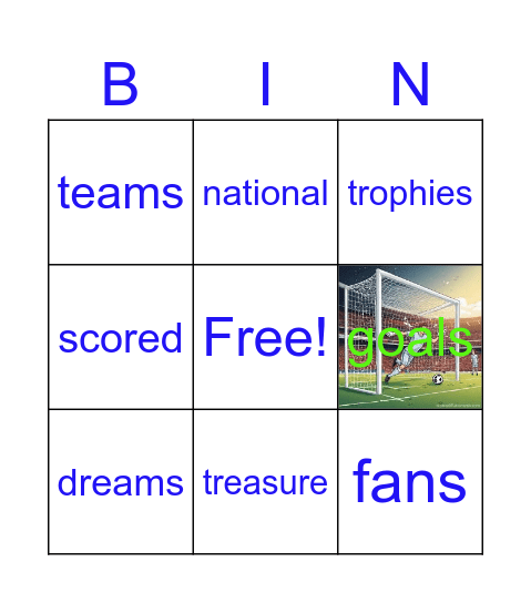 Sports Bingo Card