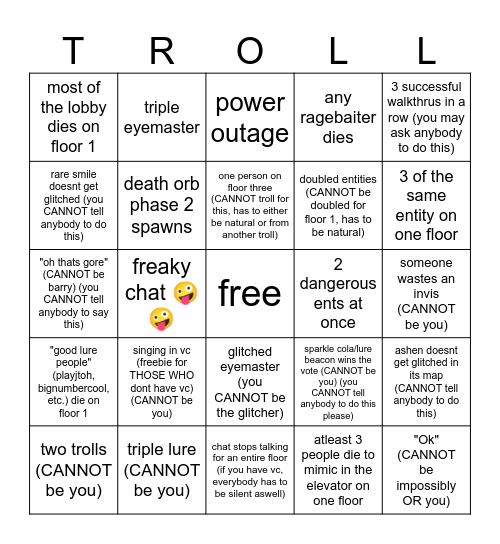 freaky decendance: into the gumballverse Bingo Card