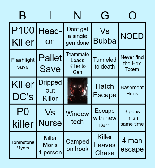 DBD Bingo! Bingo Card