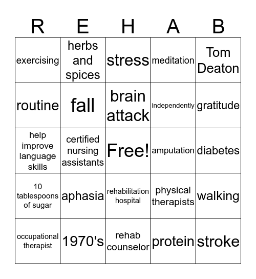 Fun Friday Bingo Card