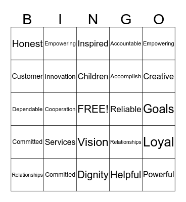 COMING TOGETHER!! Bingo Card