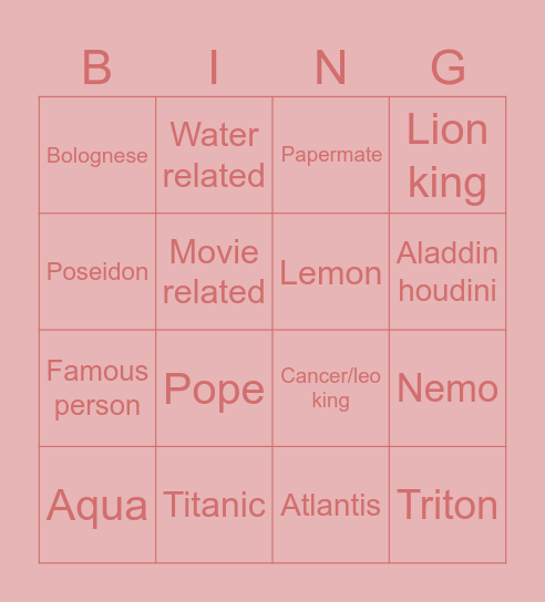 Trisha paytas 3rd child name Bingo Card