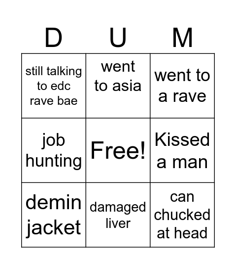 Equinox Bingo Card Bingo Card