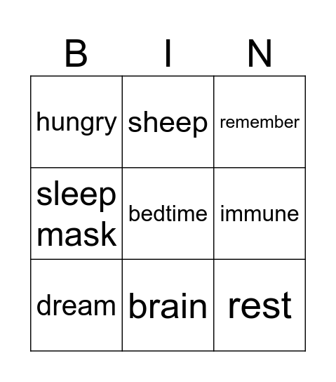 Summer Camp 2025! Bingo Card