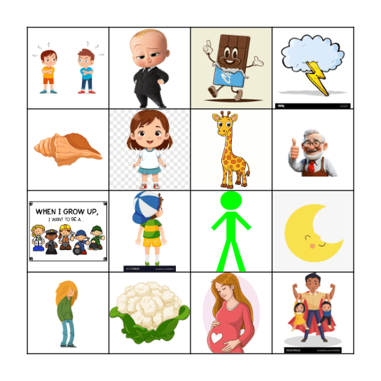 הכבש השישה עשר Bingo Card