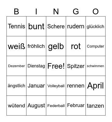 DGS-AG Bingo Card