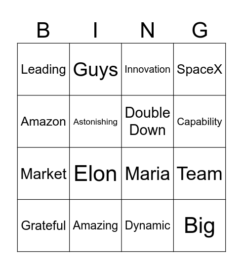 All-Hands 2025 Bingo Card