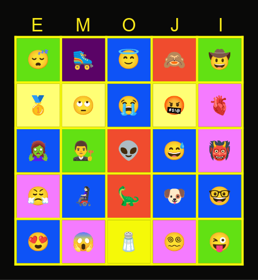 National Emoji Day: BINGO Card
