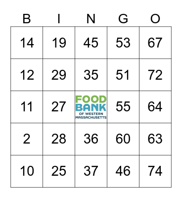 Bingo in the Berkshires- Additional Card Bingo Card