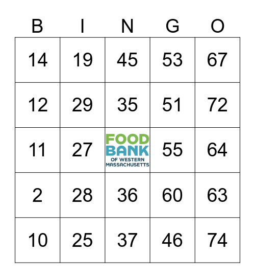 Bingo in the Berkshires- Additional Card Bingo Card