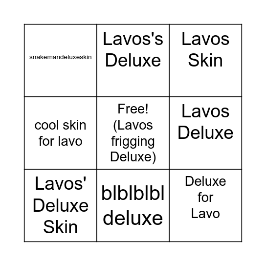 Tennocon 2025 Bingo Card