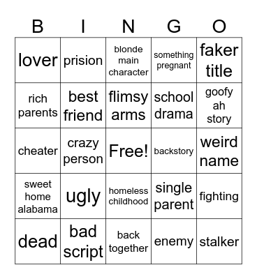 bad animation channels Bingo Card