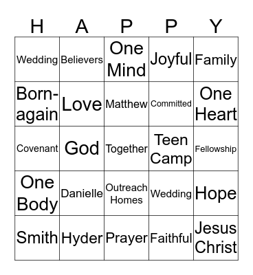 Sealed with a Smith Bingo Card