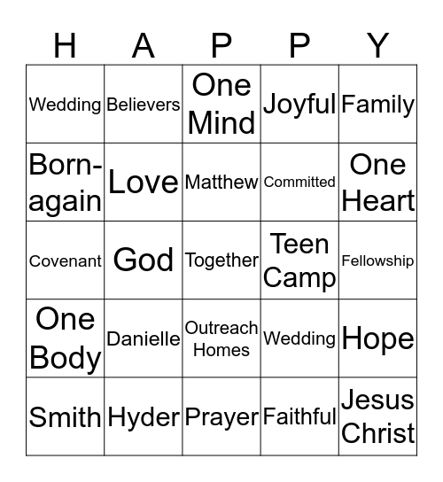 Sealed with a Smith Bingo Card