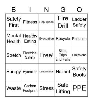TATT HSE Week 2026 Bingo Card