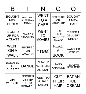 Pharmacy Fun Bingo Card