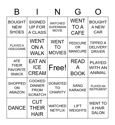Pharmacy Fun Bingo Card