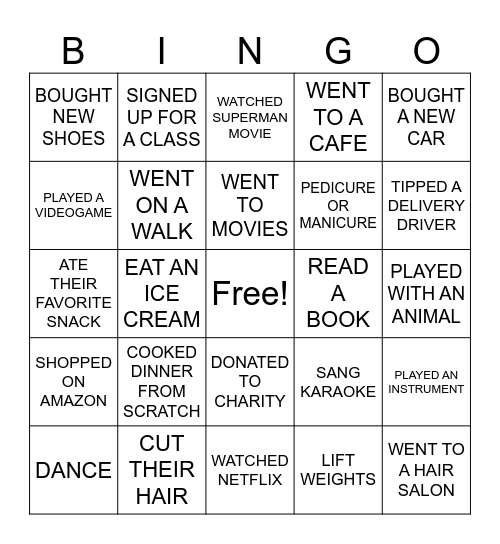 Pharmacy Fun Bingo Card