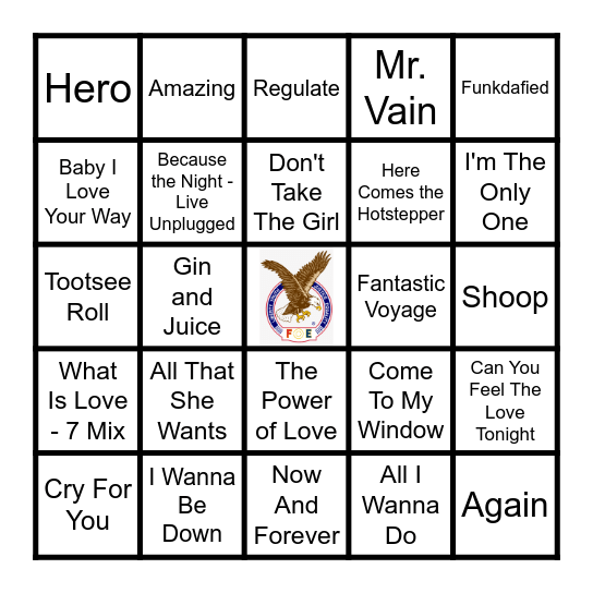 HITS OF 1994 Bingo Card