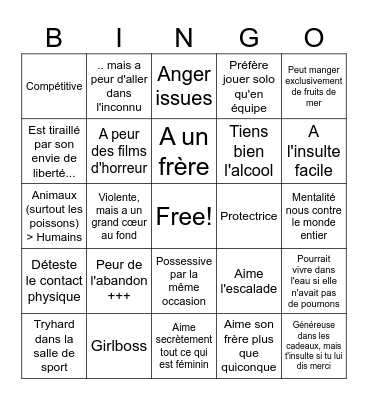 Lylya Jørn kinnie Bingo Card
