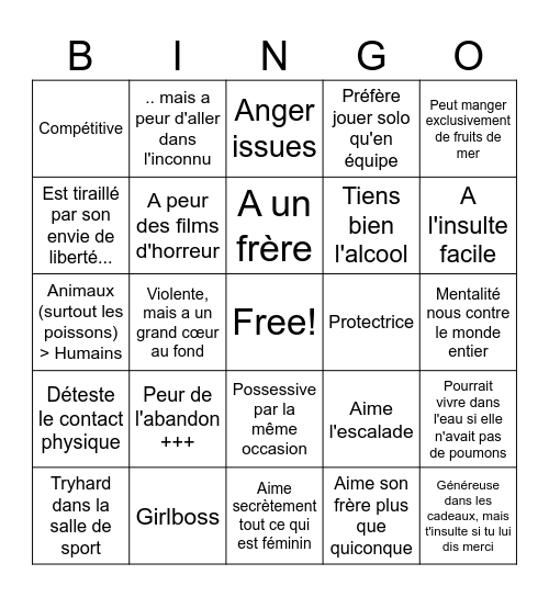 Lylya Jørn kinnie Bingo Card