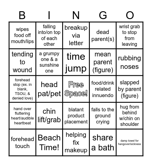 GL BINGO Card