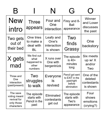 TPOT 20 PREDICTIONS Bingo Card