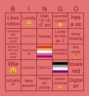 How close are you to me :3 Bingo Card
