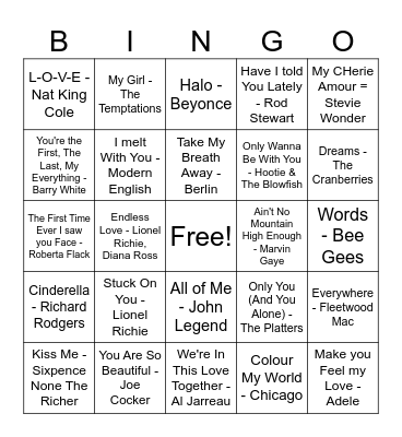 Moananu 9 Singo Bingo Card