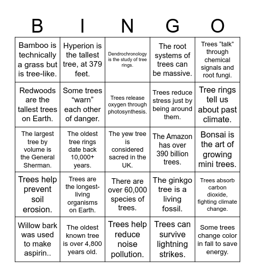 Eco-Bingo Card