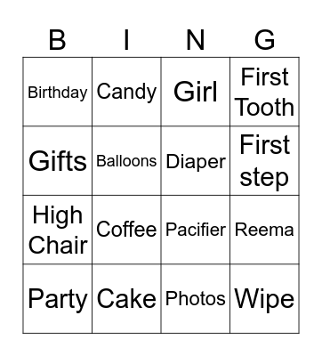 reemaaa Bingo Card