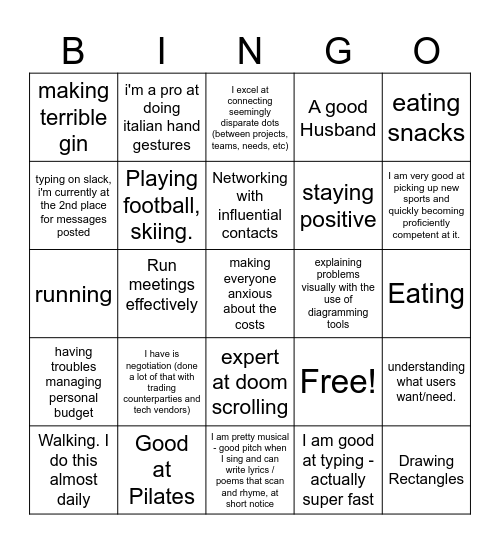 NALA - Rafiki Bingo Card