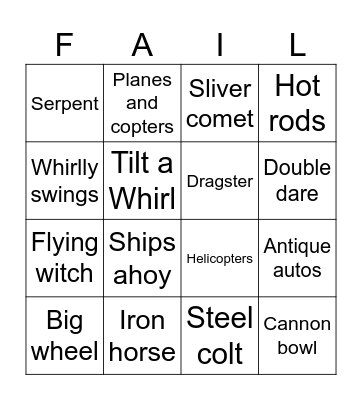 To Bingo Card