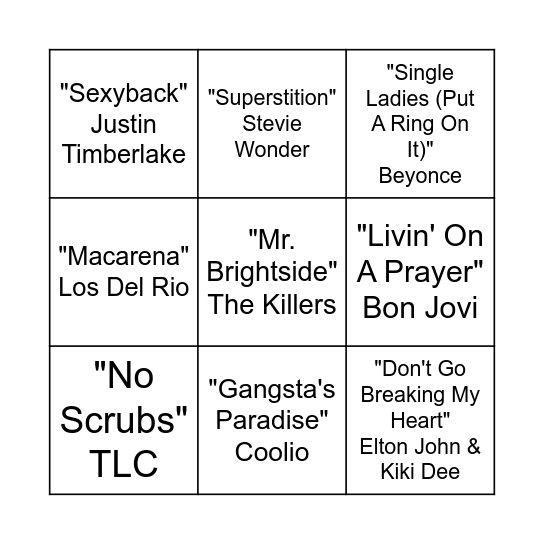 Heavy Hitters Bingo Card