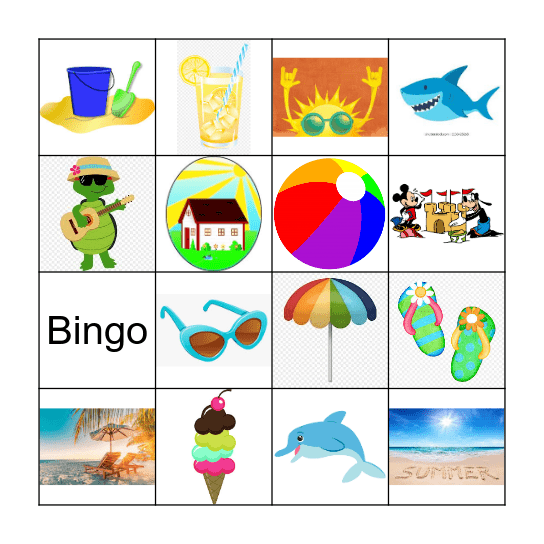 SUMMER BINGO Card