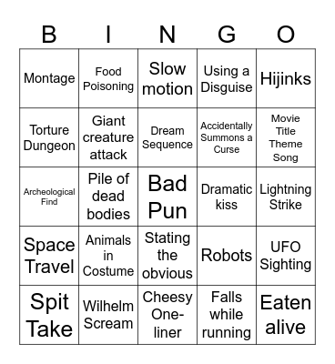 BingoFlix: Sharkansas Women's Prison Massacre Bingo Card