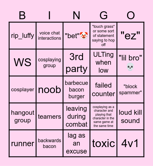 Johnquavous' Battleground Bingo Card