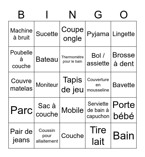 💙🍼 A BABY is BREWING ☕️💙 Bingo Card