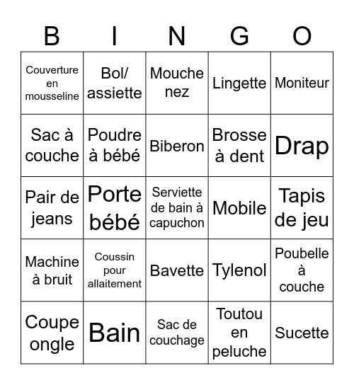 💙🍼 A BABY is BREWING ☕️💙 Bingo Card